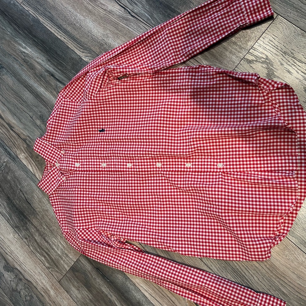 Polo by Ralph Lauren Red Gingham Button Down Shirt